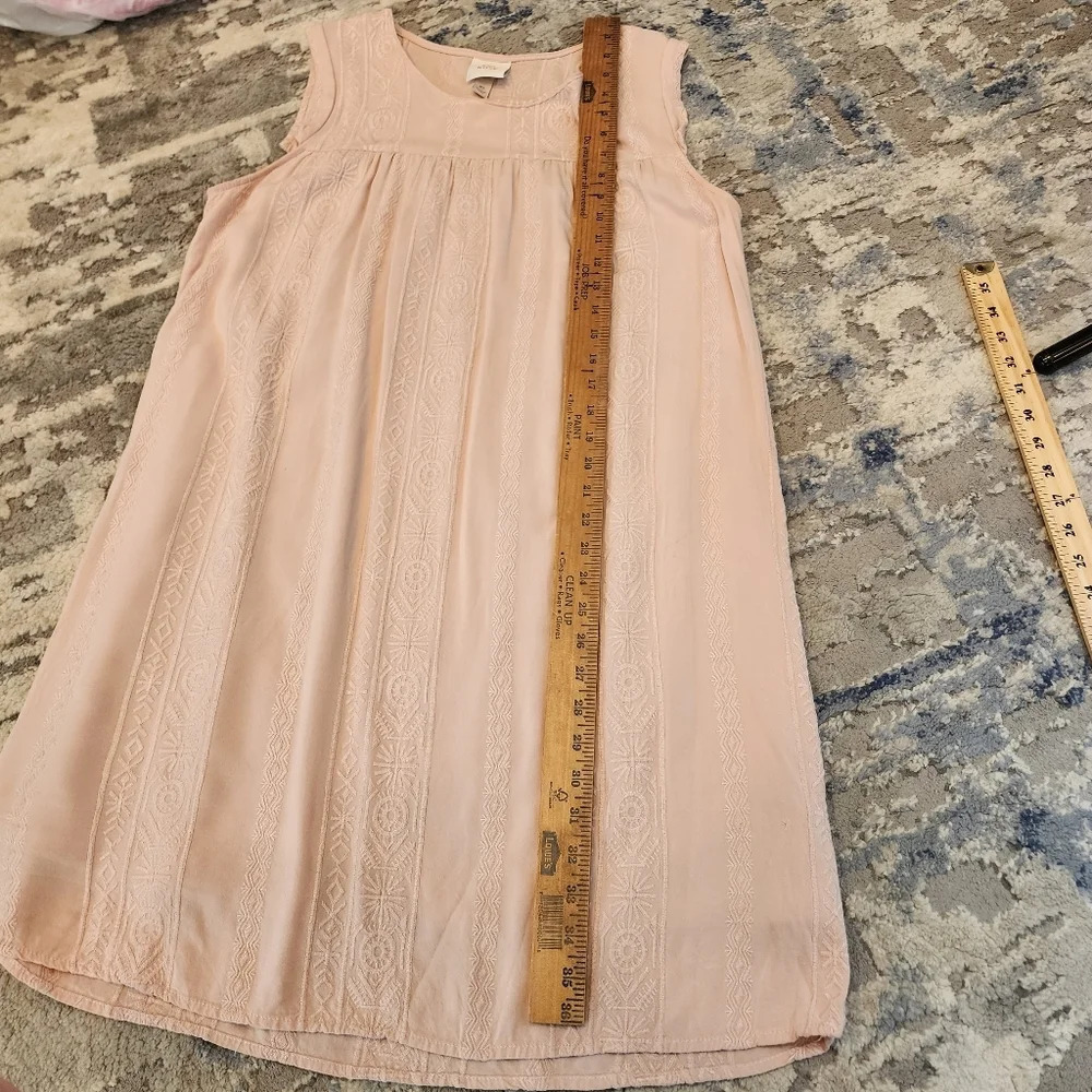 Knox Rose Pink embroidered sleeveless dress.  Size XL. Rayon. - Picture 14 of 16